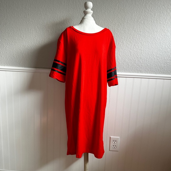 Kansas City Chiefs T-Shirt Jersey Dress - Picture 1 of 3